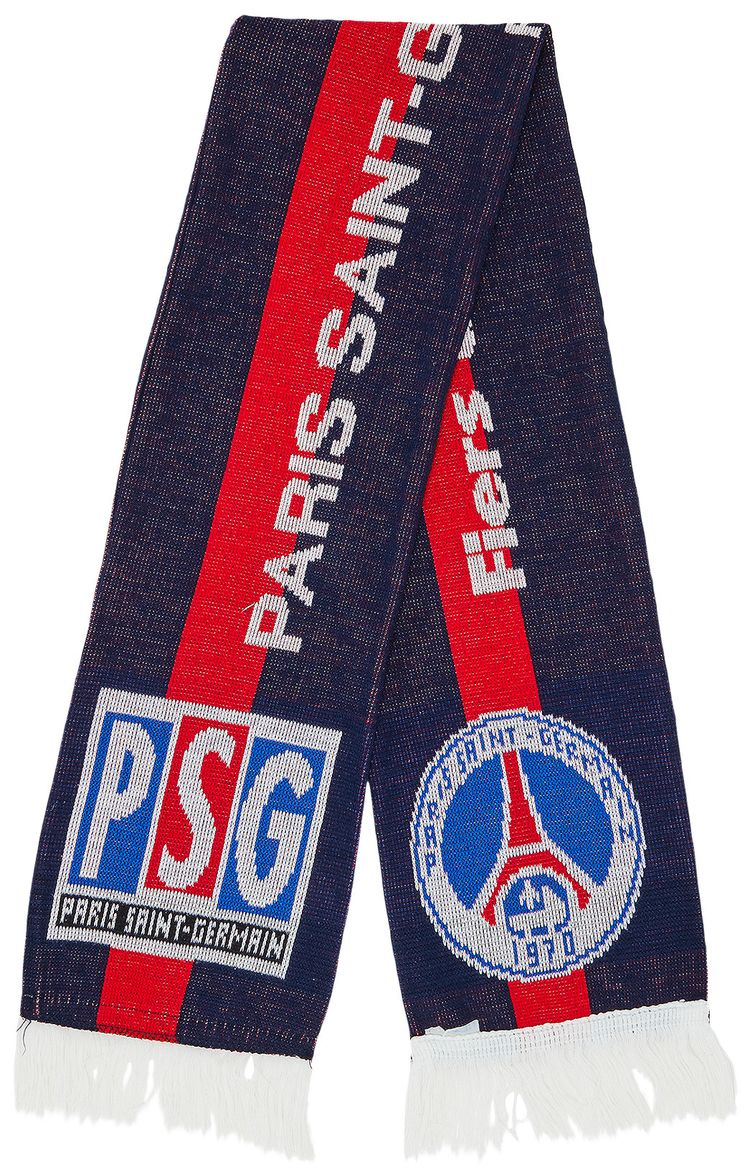 Vintage Paris Saint Germain Home Stadium Scarf BlueRed