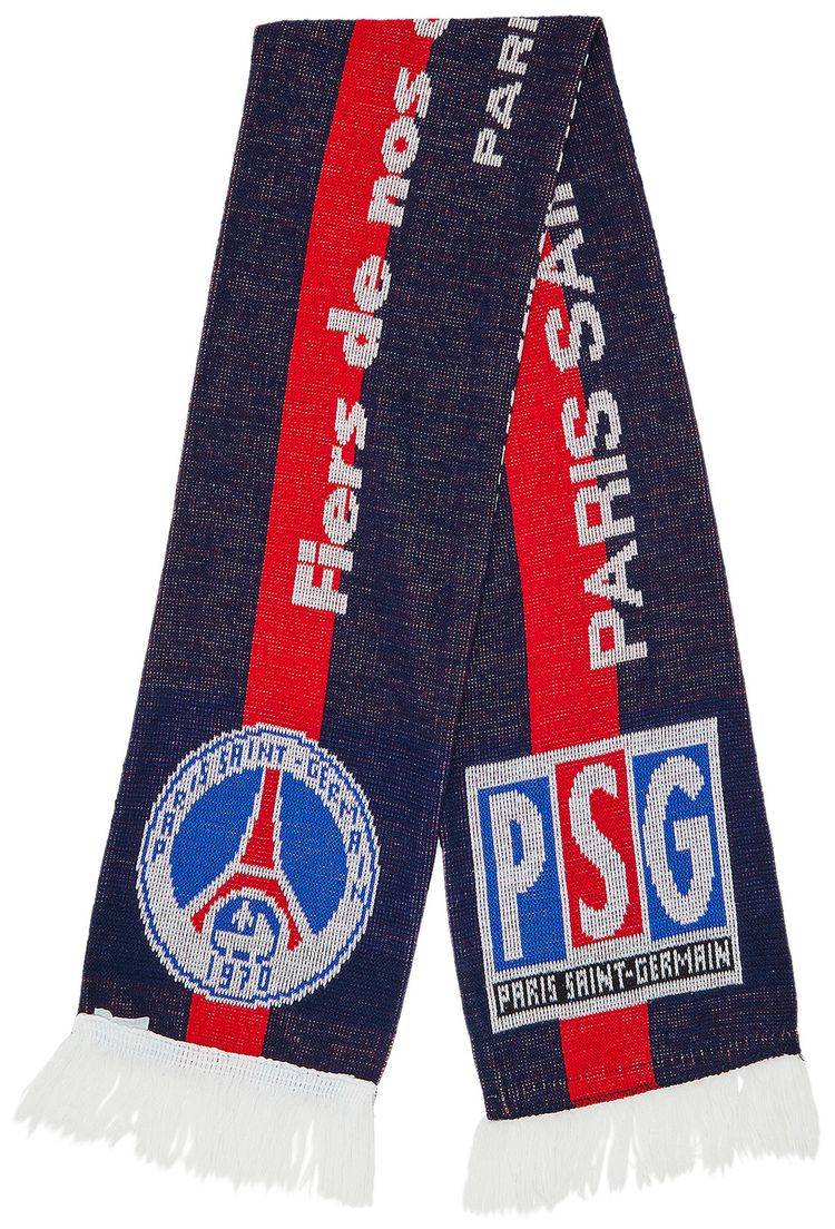 Vintage Paris Saint Germain Home Stadium Scarf BlueRed