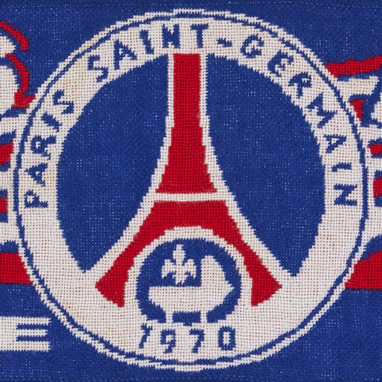 Vintage Paris Saint Germain Home Stadium Scarf Blue