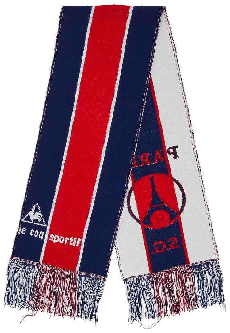 Vintage Paris Saint Germain Home Stadium Scarf BlueRed