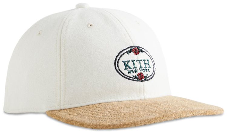 Kith Two Tone Rose Logo Wool Cap Loft
