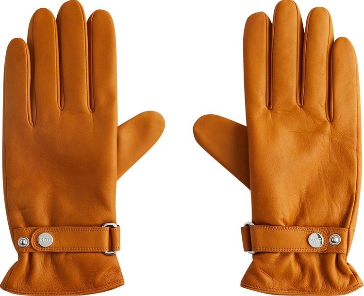 Kith Manhattan Leather Gloves Desert