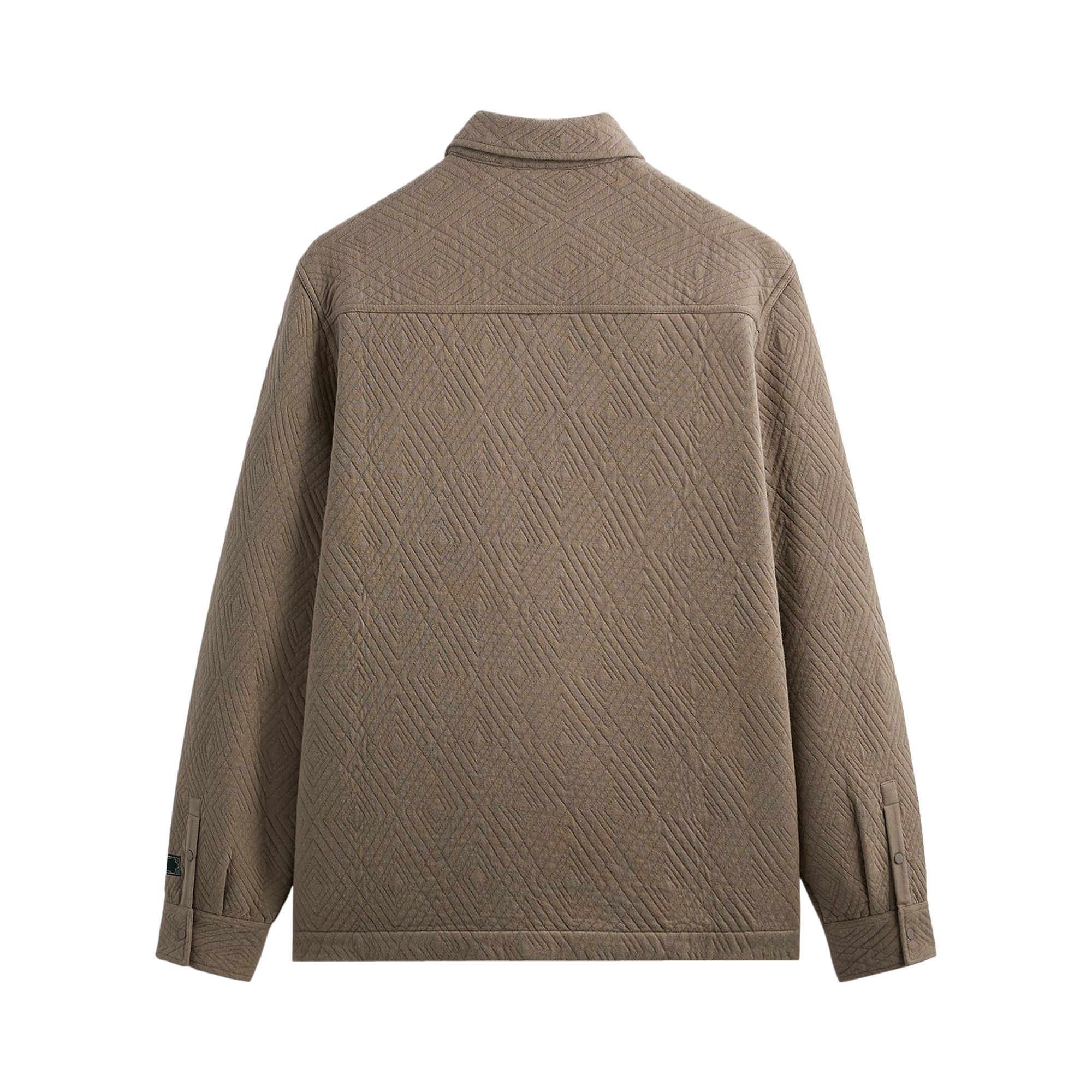 Buy Kith Quilted Interlock Ginza Shirt 'Quicksand' - KHM031413 203