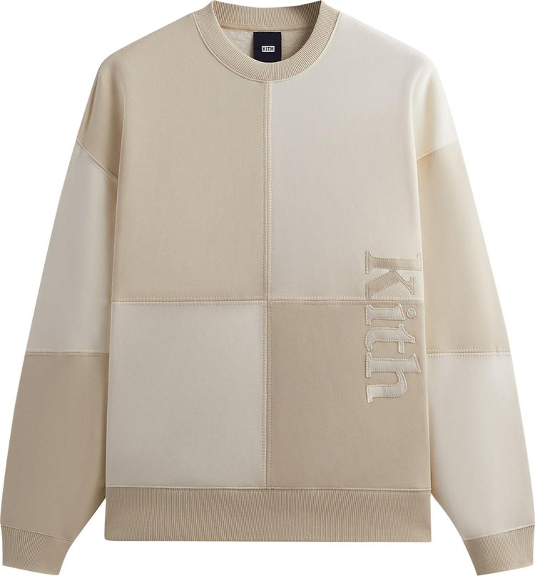 Kith Multi Panelled Nelson Crewneck 'Sandrift'