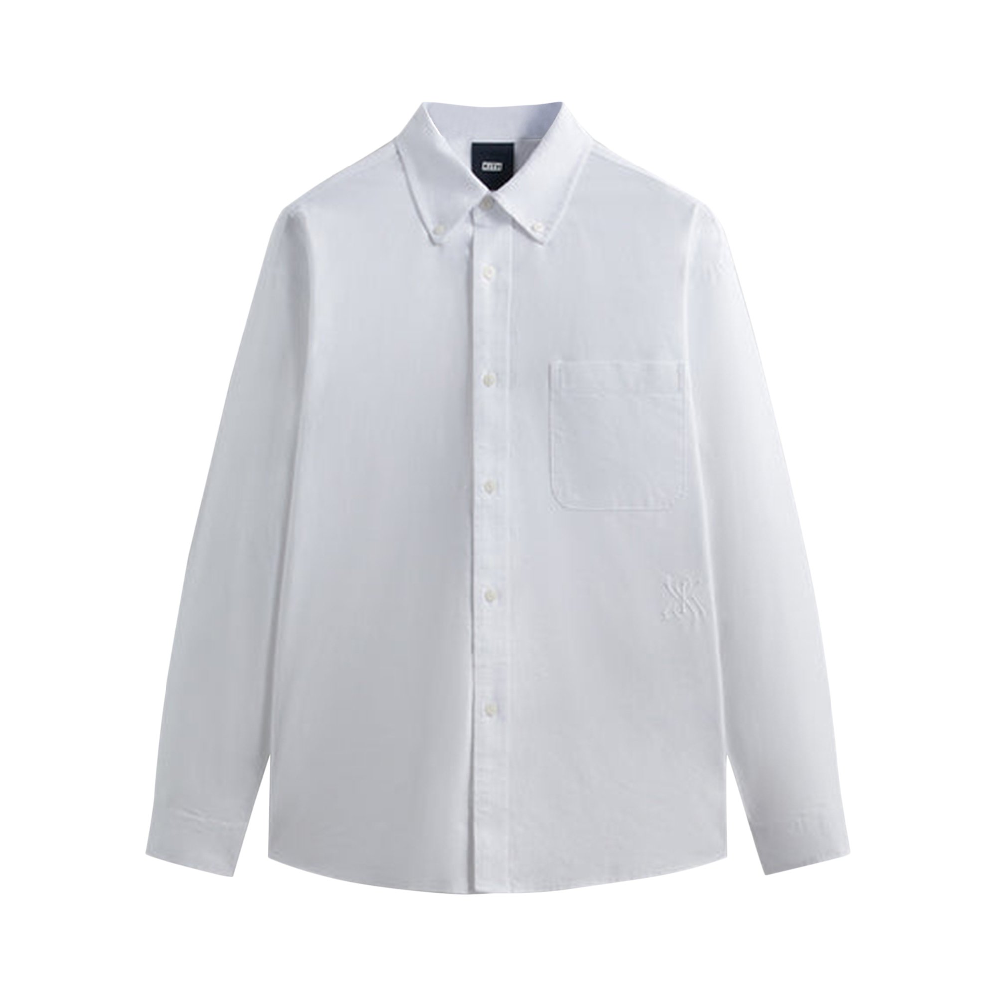 Buy Kith Washed Oxford Apollo Shirt 'White' - KHM031330 101 ...