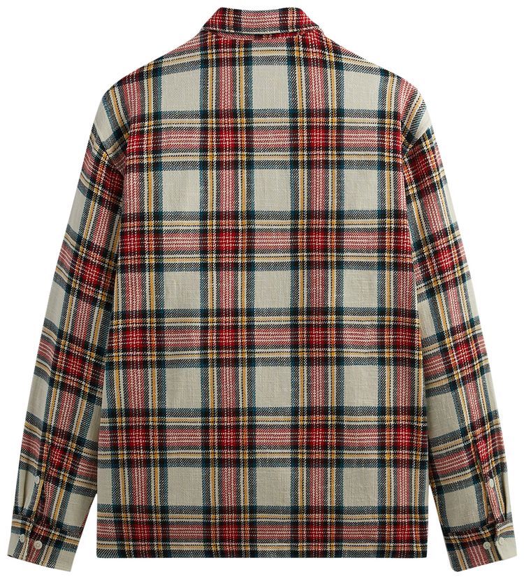 Kith Plaid Boxy Collared Overshirt Fame