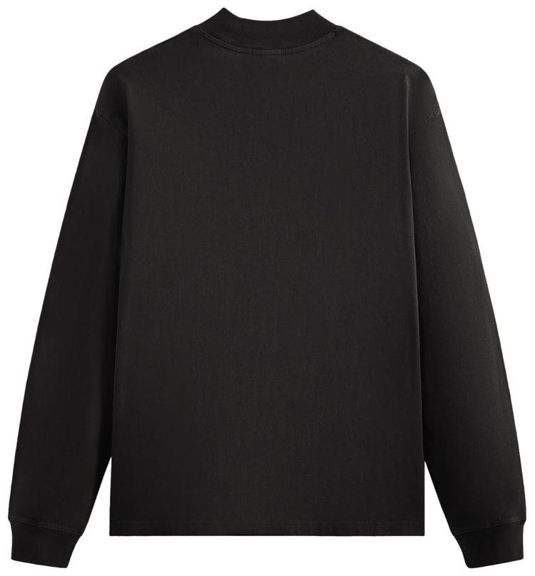 Kith Long Sleeve Mockneck LAX Tee Black