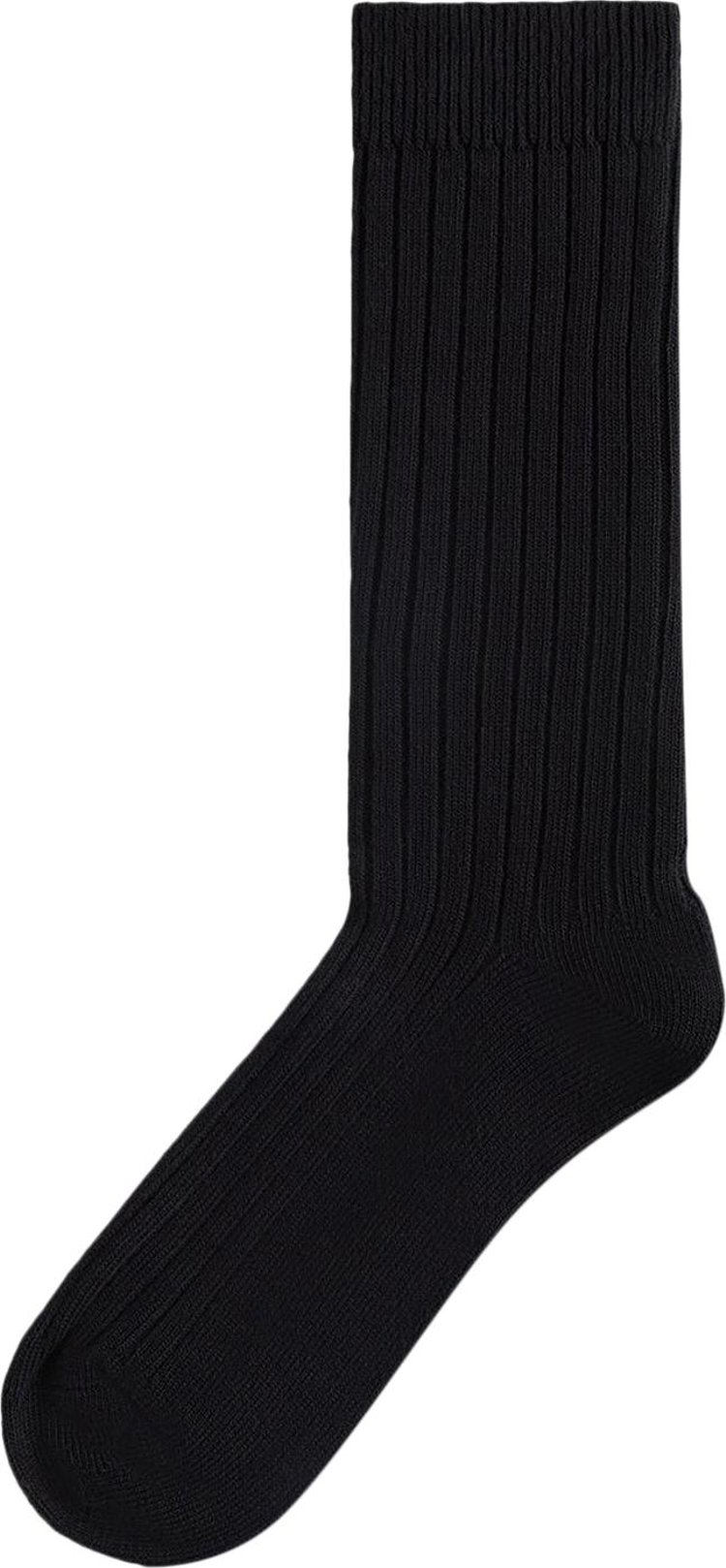 Kith Ribbed Cotton Socks Black