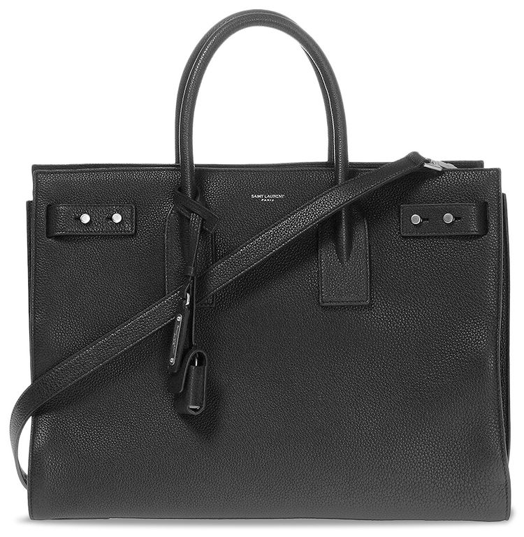 Saint Laurent Manhattan North South Tote Bag Black