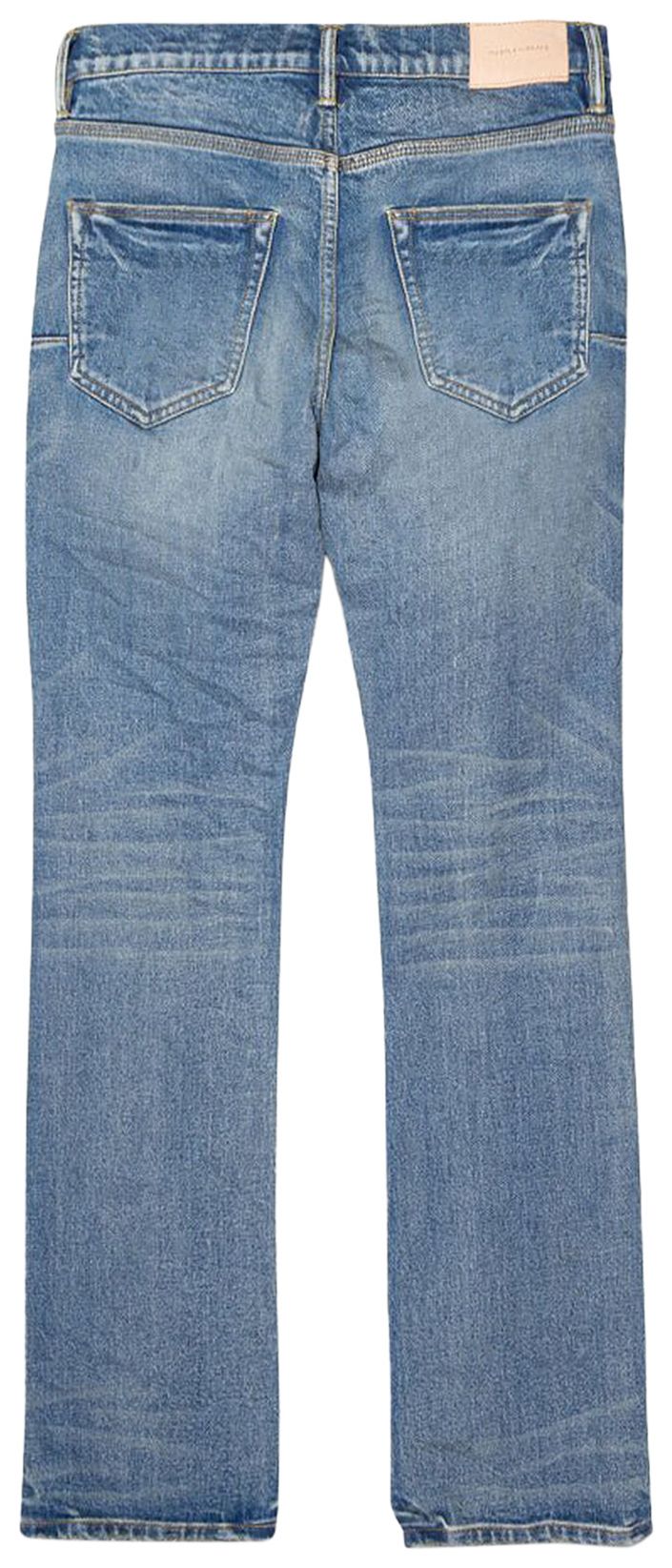 PURPLE BRAND Worn Vintage Flare Jeans Mid Indigo