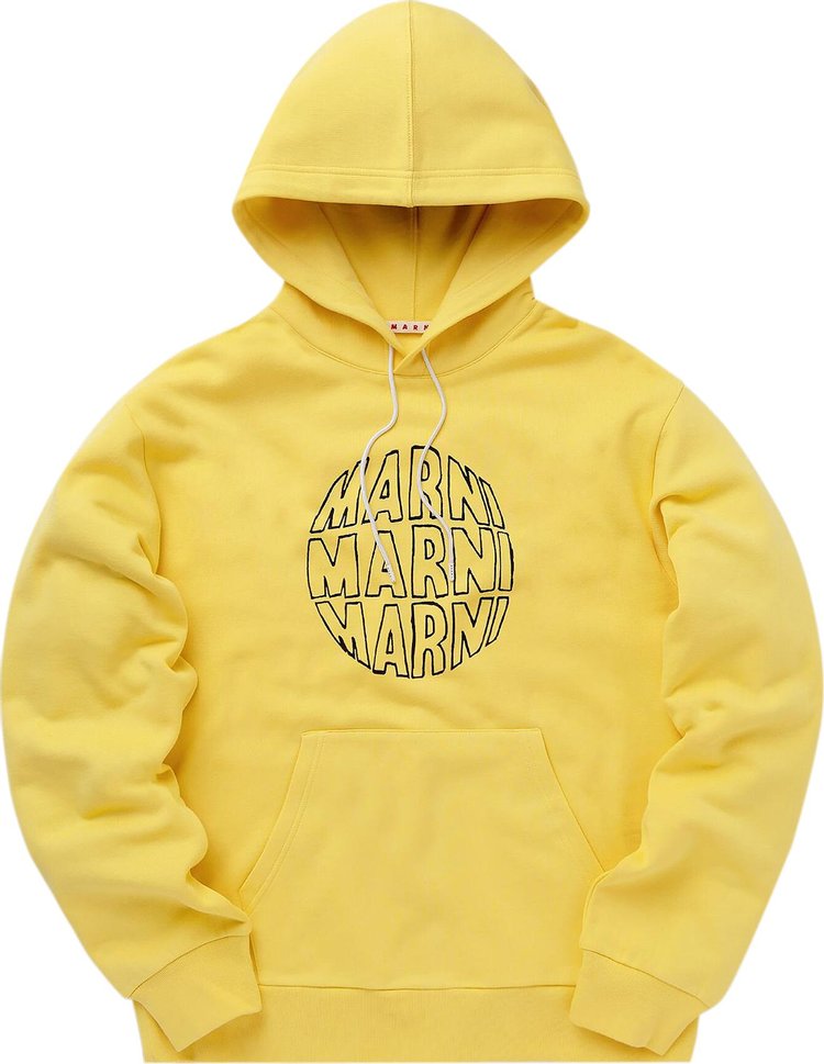 Marni Hooded Sweatshirt 'Maize'