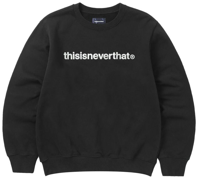 thisisneverthat T Logo Crewneck Black