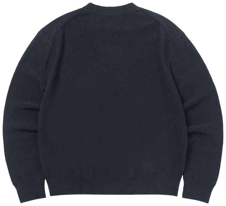 thisisneverthat T Logo Boucle Cardigan Navy