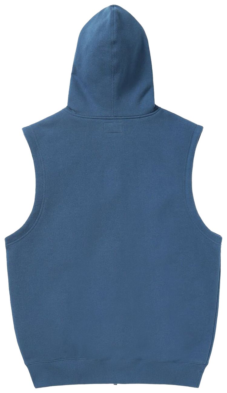 thisisneverthat Sleeveless Zip Hoodie Light Navy