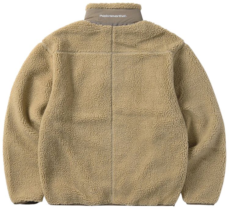 thisisneverthat SP Sherpa Fleece Jacket Beige