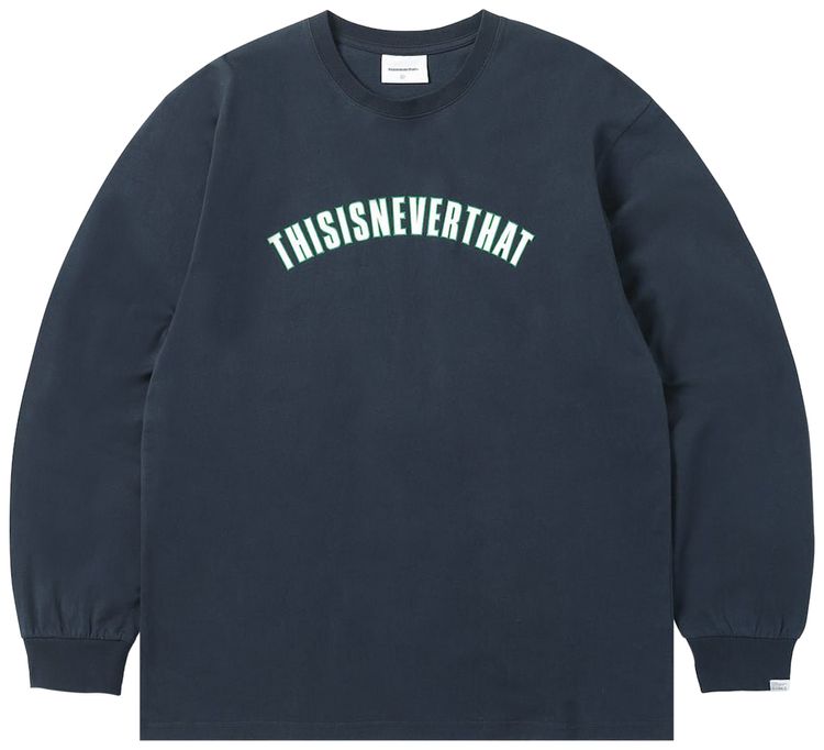 thisisneverthat New Arc Long Sleeve Tee Navy