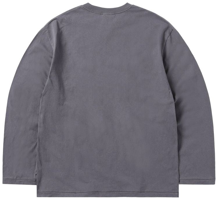 thisisneverthat L Logo Pocket Long Sleeve Tee Grey
