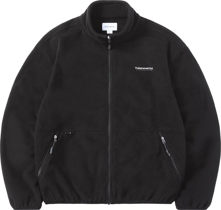Buy thisisneverthat INTL. Fleece Jacket 'Black' - TN223FOWLS01 BLAC | GOAT