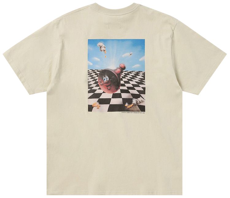 thisisneverthat Chess Tee Pale Lime