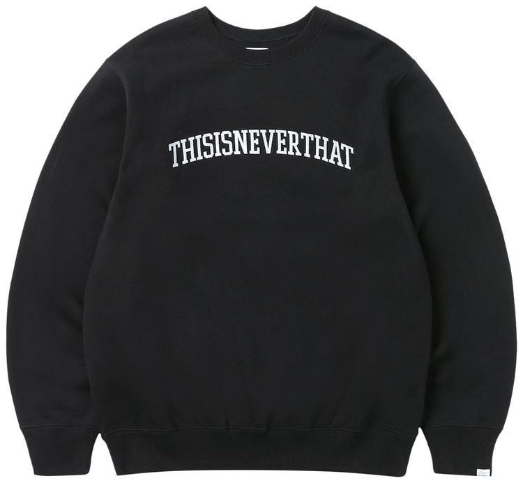 thisisneverthat Arch Logo Crewneck Black