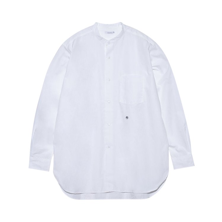 nanamica Band Collar Wind Shirt 'Off White'