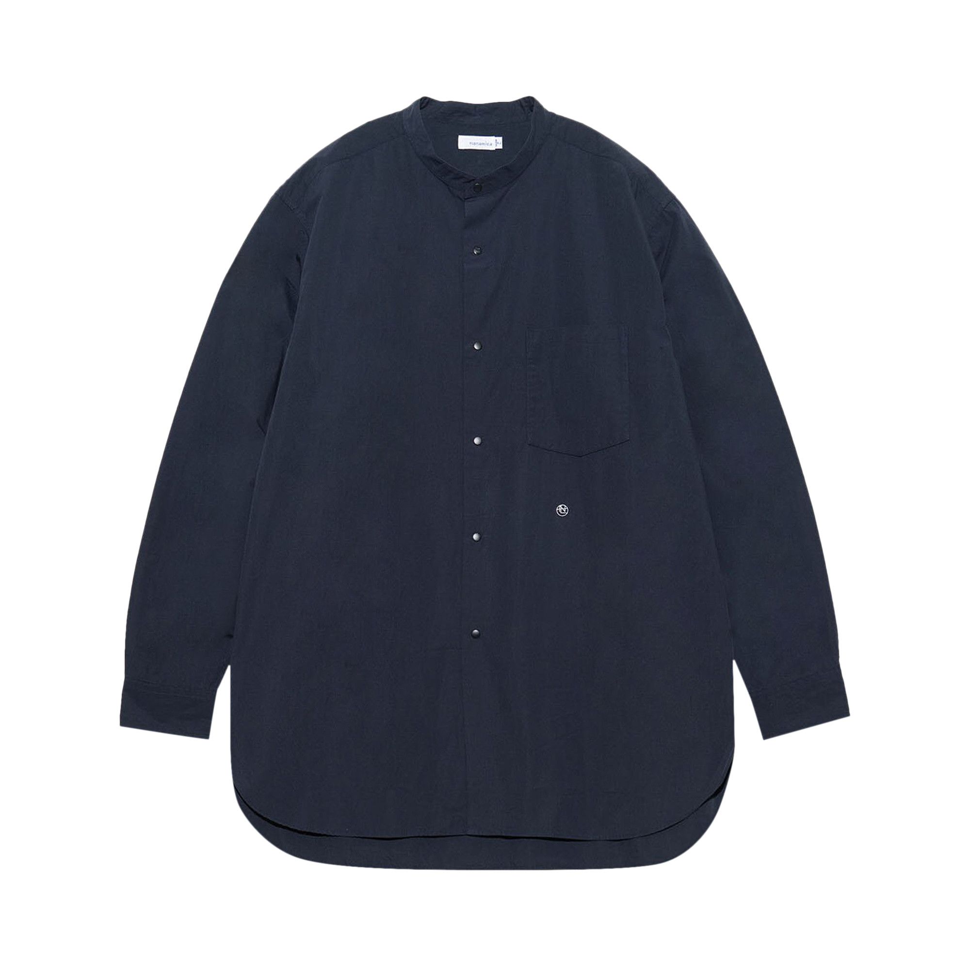 【nanamica】Band Collar Wind Shirt / WS nanamica SS22 - Band Collar Wind Shirt – nanamica NEW YORK