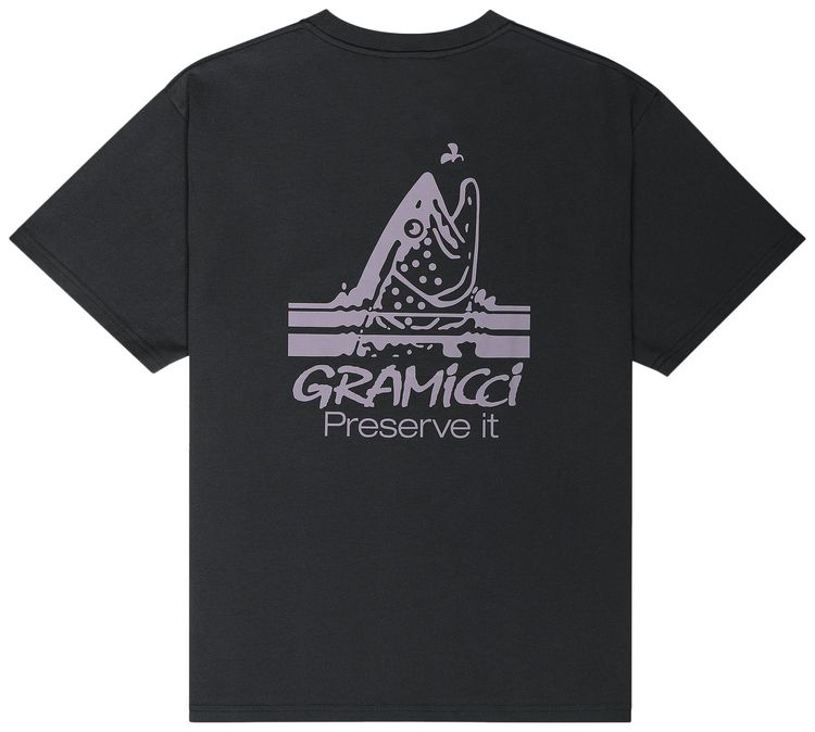 Gramicci Trout Tee Vintage Black