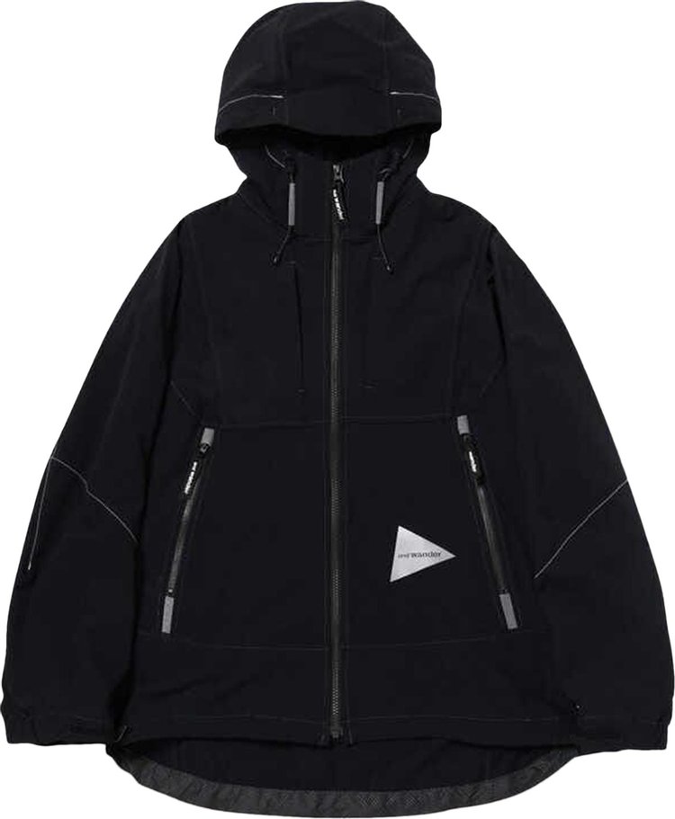 And Wander Schoeller 3XDRY Hooded Jacket 'Black'