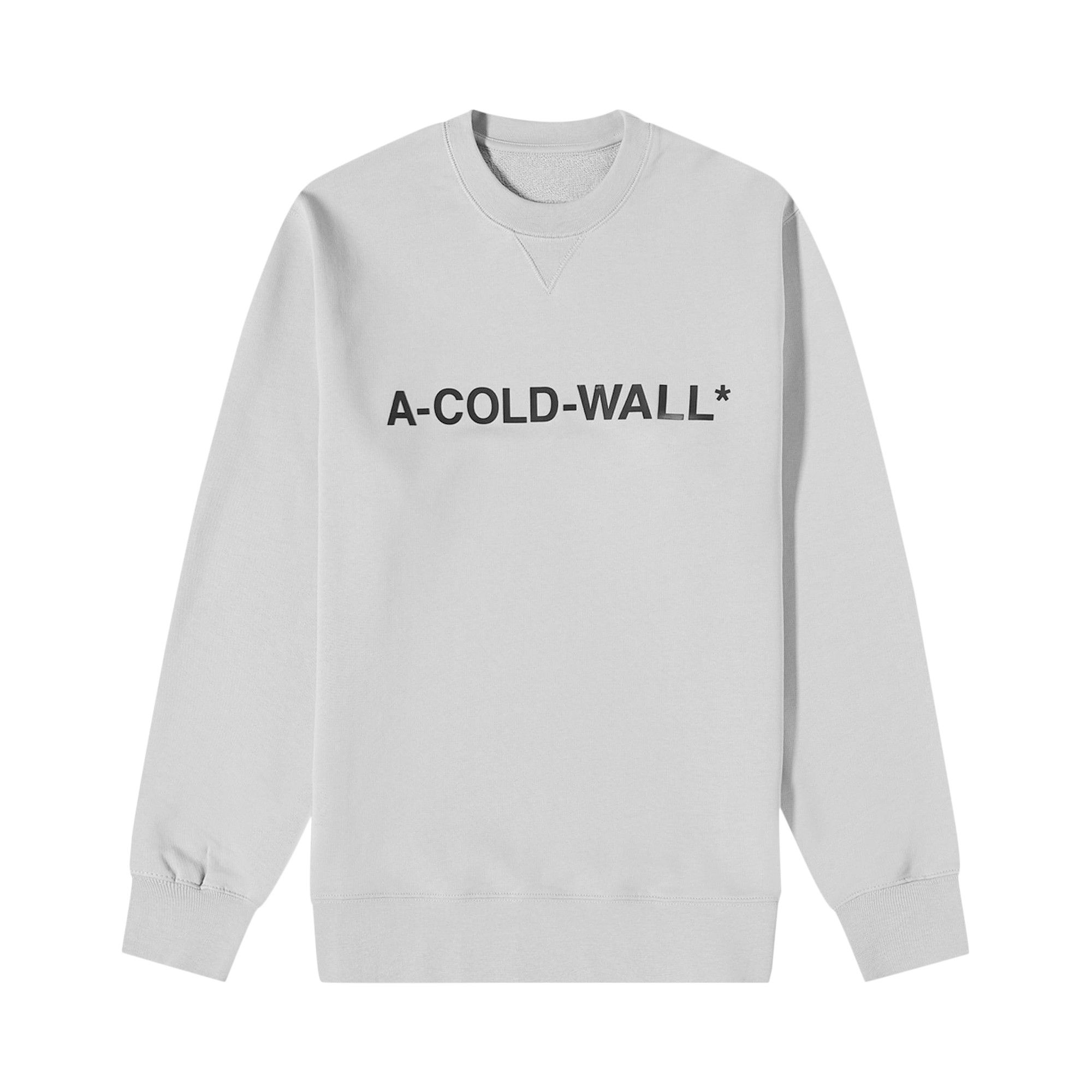 Buy A-Cold-Wall* Knitted Essential Logo Crewneck 'Light Grey