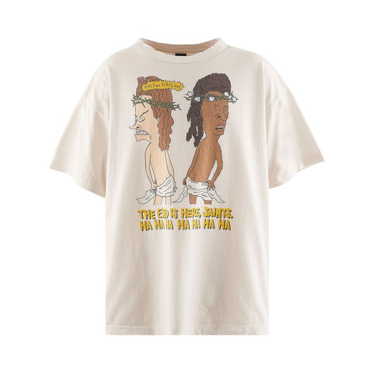 SAINT Mxxxxxx Hly  Virts Tee White