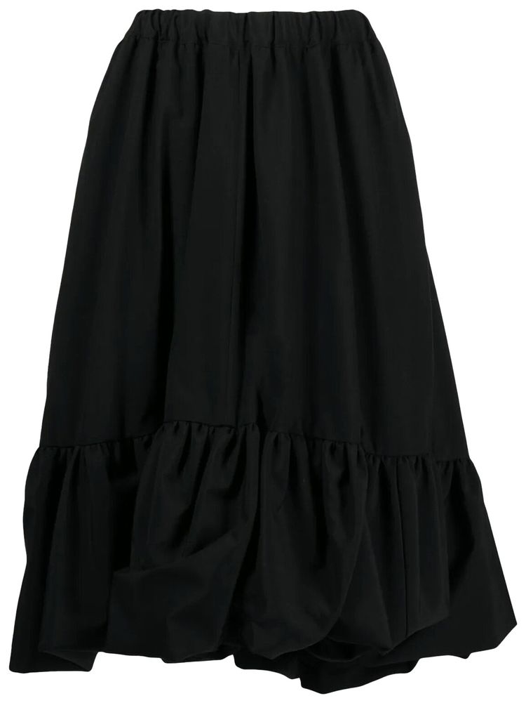 Comme des Garcons Puff Midi Skirt Black