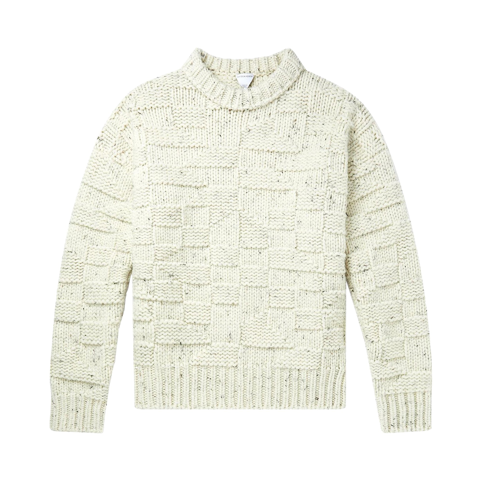 Buy Bottega Veneta HW Wool Graphic Knit Sweater 'String' - 751846