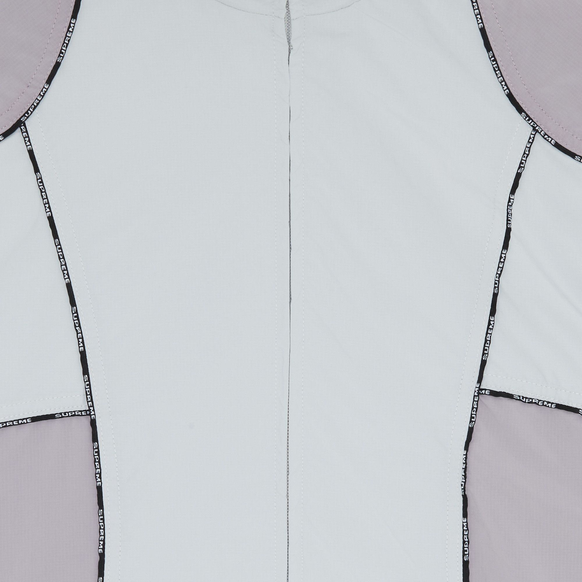 Buy Supreme Logo Piping Hooded Track Jacket 'Grey' - FW23J15