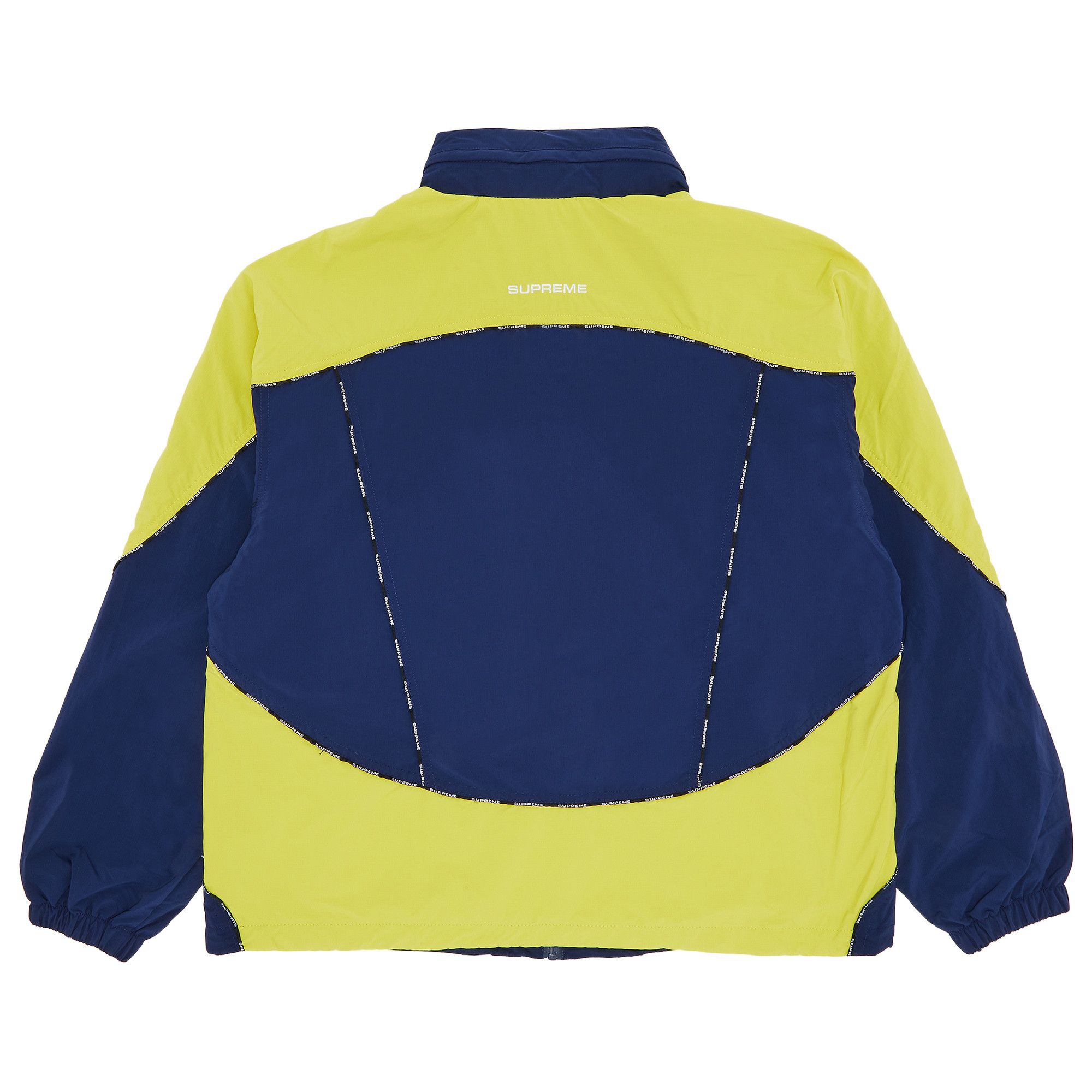 Buy Supreme Logo Piping Hooded Track Jacket 'Navy' - FW23J15 NAVY | GOAT