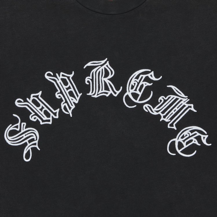 Supreme Old English Short Sleeve Top Black