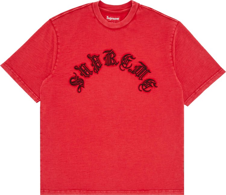 Supreme Old English Short Sleeve Top Red