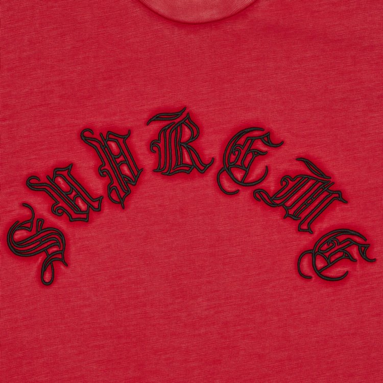 Supreme Old English Short Sleeve Top Red