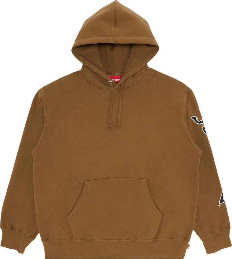 Supreme Sleeve Arc Hooded Sweatshirt Dark Khaki