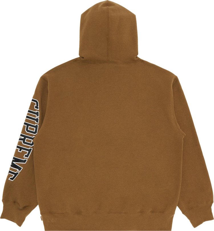 Supreme Sleeve Arc Hooded Sweatshirt Dark Khaki