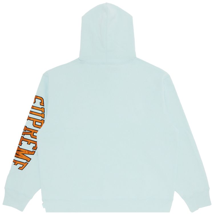 Supreme Sleeve Arc Hooded Sweatshirt Pale Blue