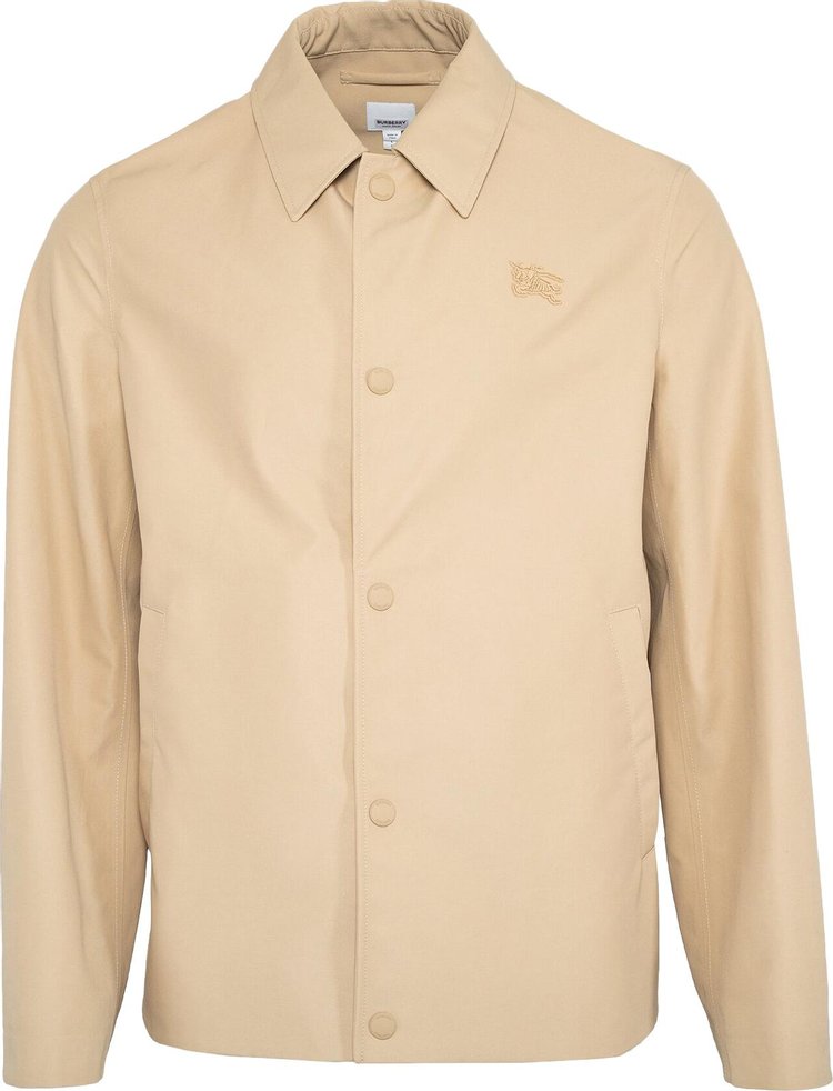 Burberry Buttoned Long Sleeve Jacket Soft Fawn