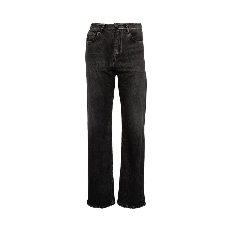 Balenciaga Trompe LOleil Denim Pants Black