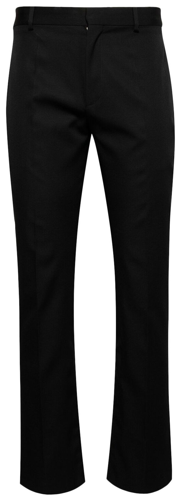 Off White Emblem Wool Slim Zip Detail Pant BlackBlack