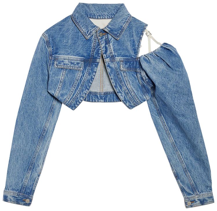 Jacquemus La Chemise De Nimes Linon Jacket Light BlueTabac