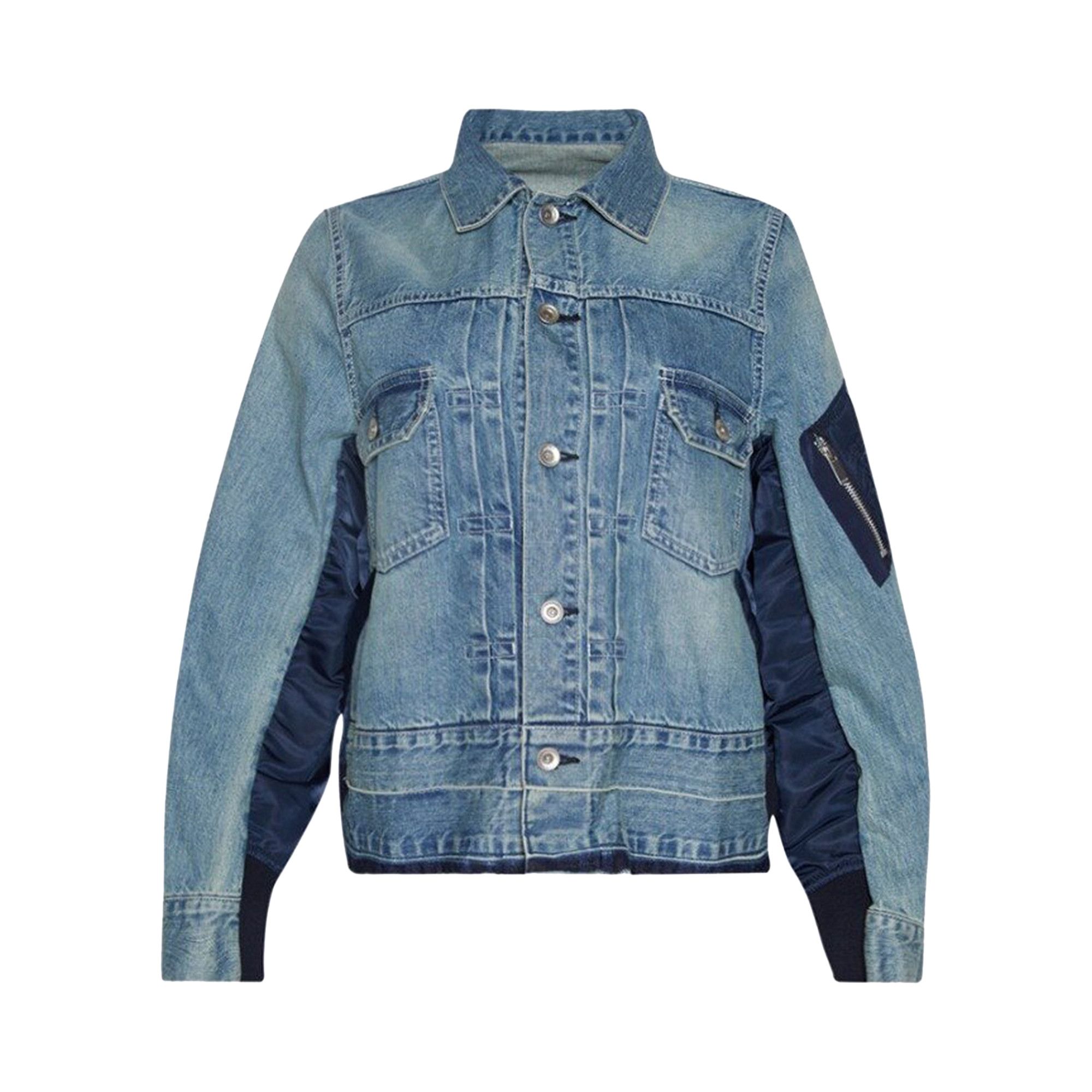 Sacai on sale denim jacket