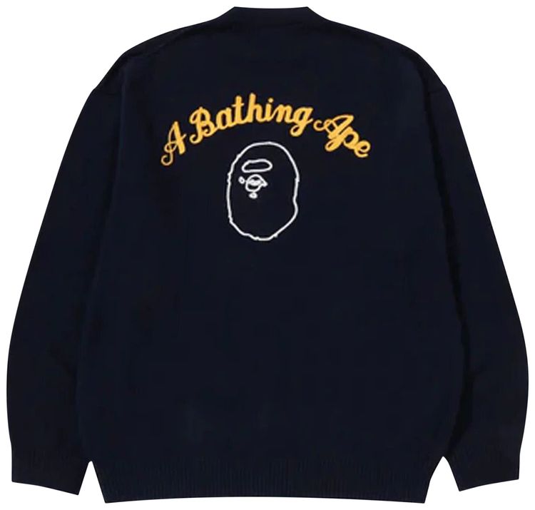 BAPE Knit Cardigan Navy