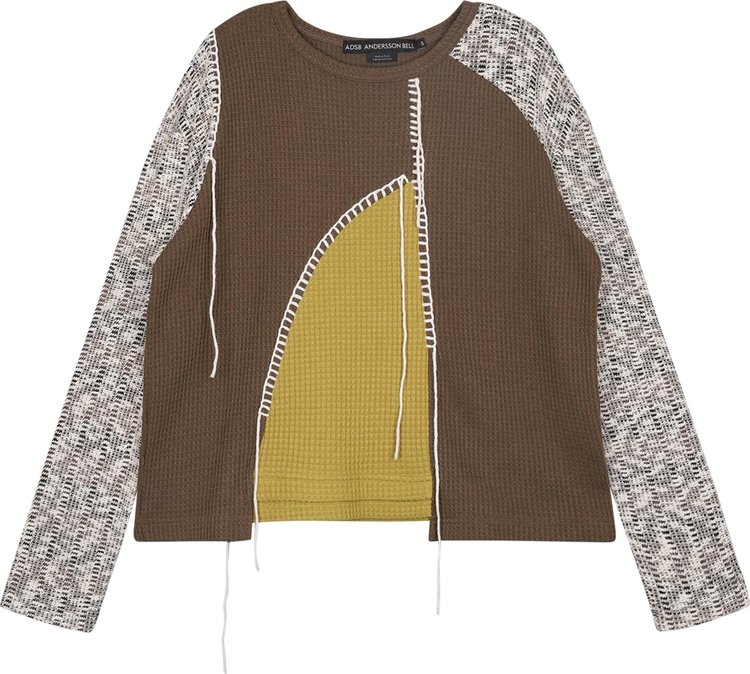Andersson Bell Chatre Crewneck Sweater 'Brown'