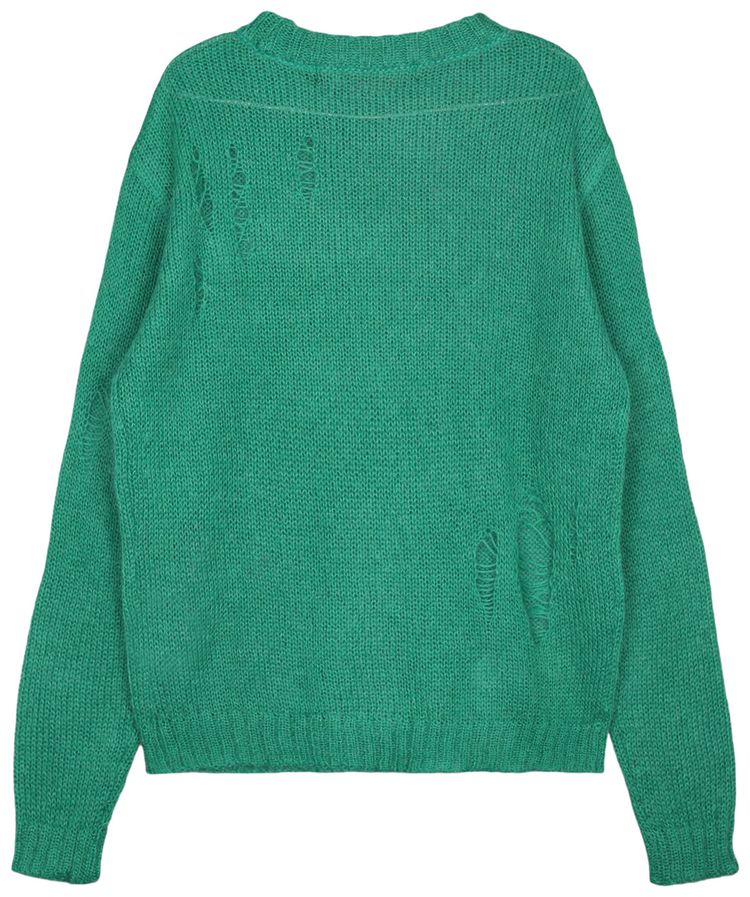 Andersson Bell Kid Mohair Crewneck Sweater Green