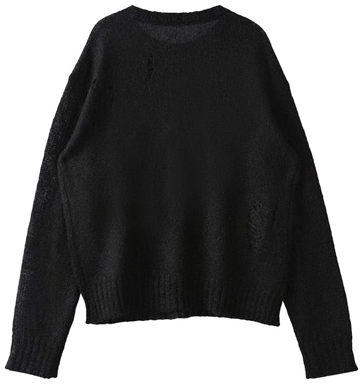 Andersson Bell Kid Mohair Crewneck Sweater Black