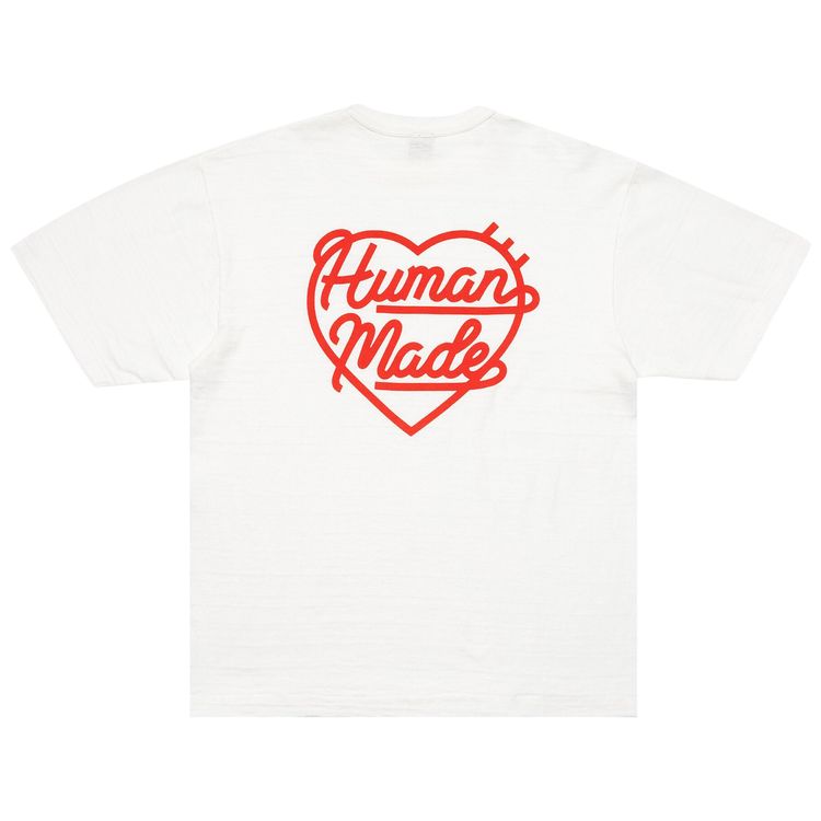 Human Made Heart Badge T Shirt White
